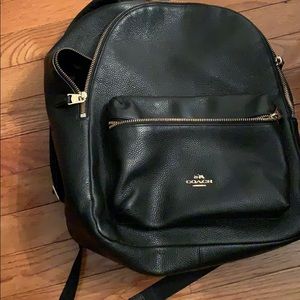 Coach Leather and Canvas Backpack